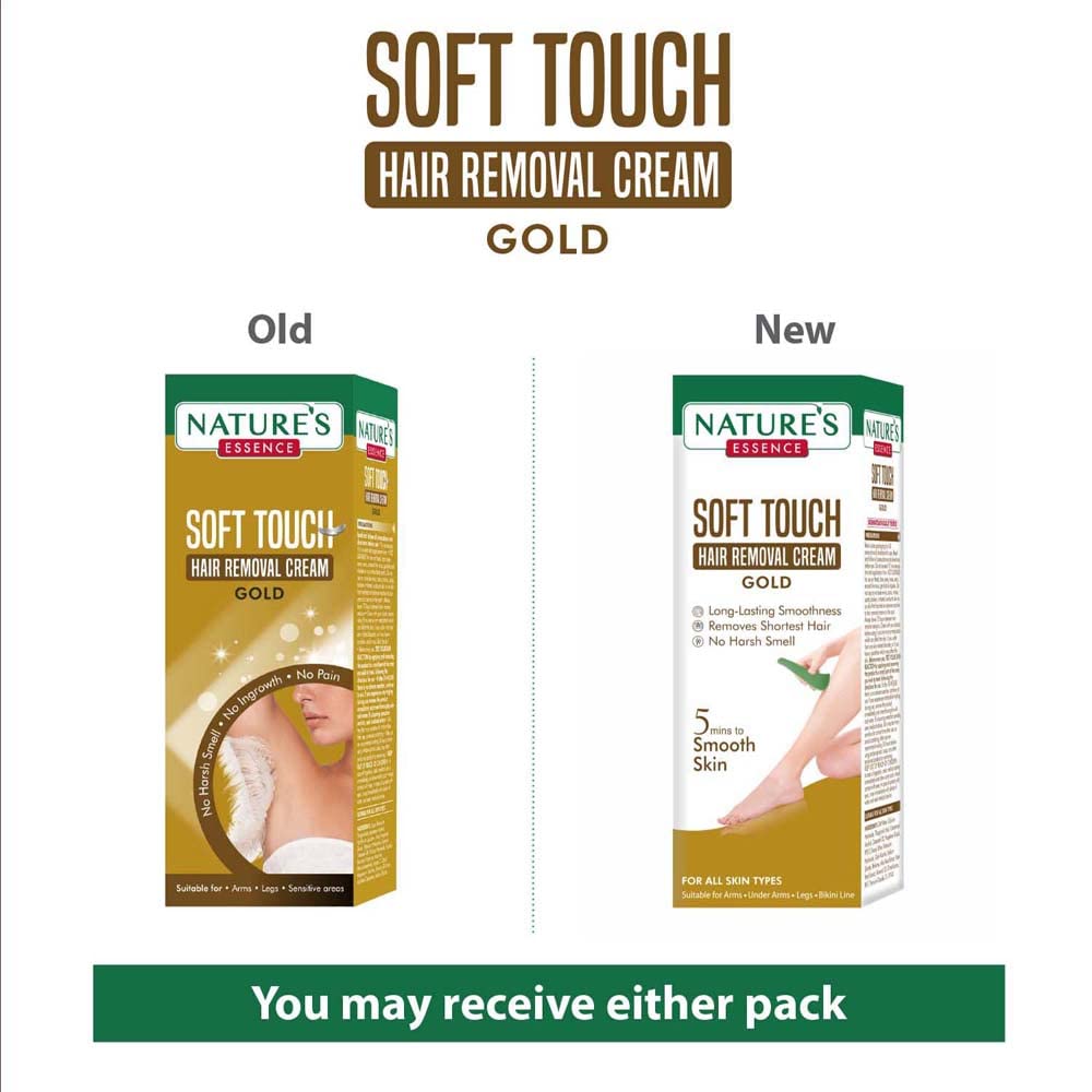 Nature's Essence Soft Touch Hair Removal Cream Gold