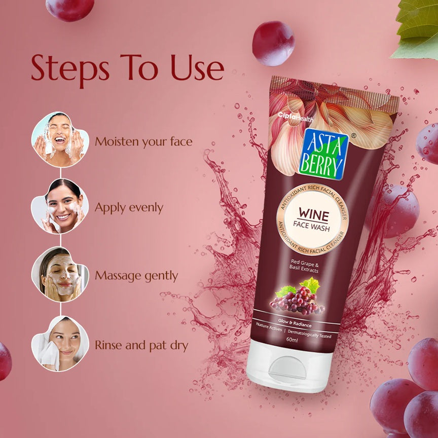 Astaberry Wine Face Wash