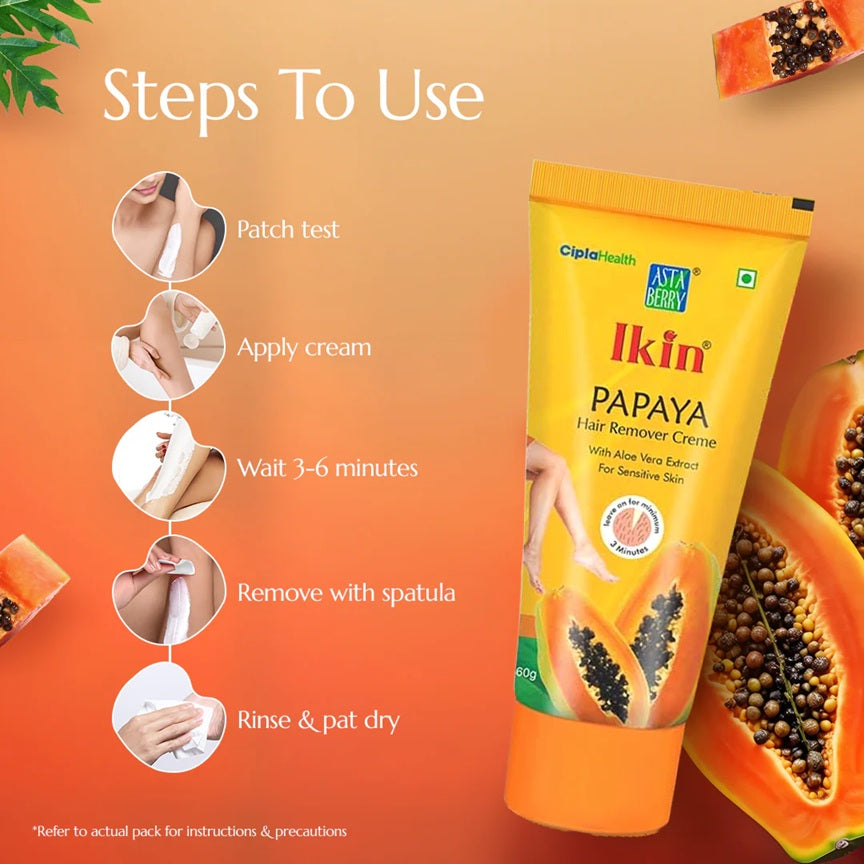 Astaberry Papaya Hair Remover Creme