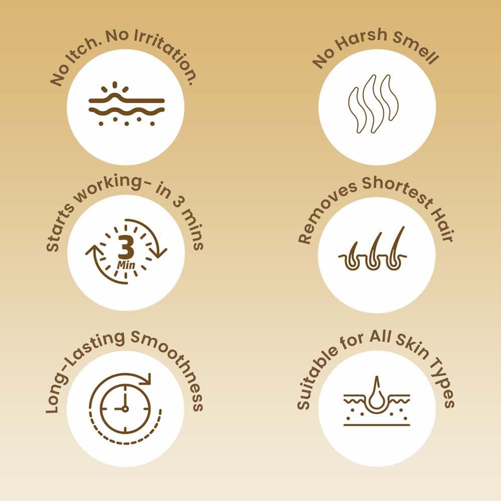 Nature's Essence Soft Touch Hair Removal Cream Gold