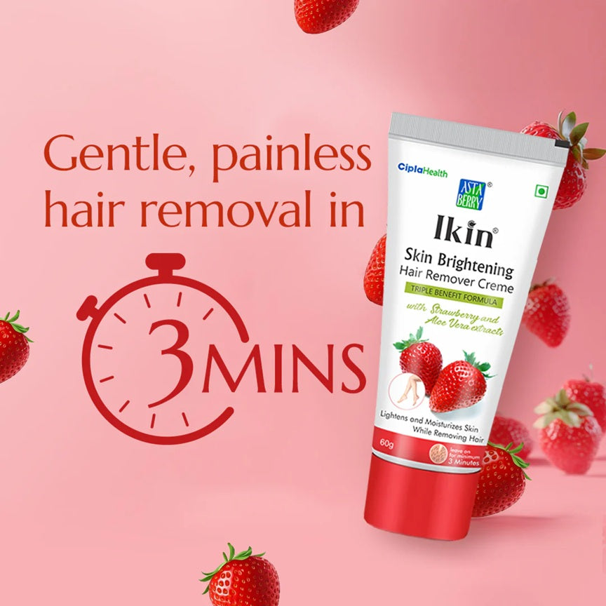 Astaberry Skin Brightening Hair Remover Creme | Aloe vera