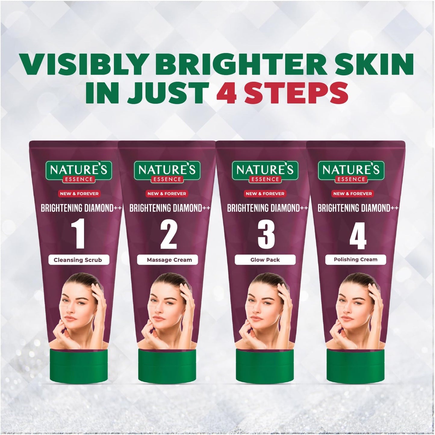 Nature's Essence Brightening Diamond++ Facial Kit
