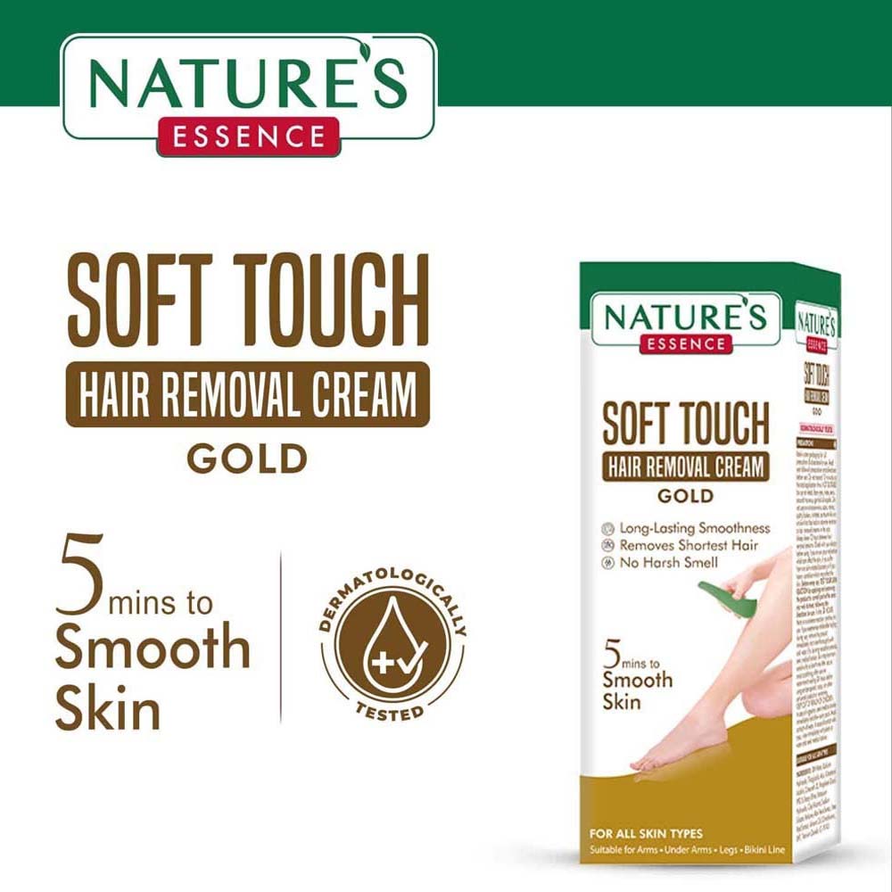 Nature's Essence Soft Touch Hair Removal Cream Gold