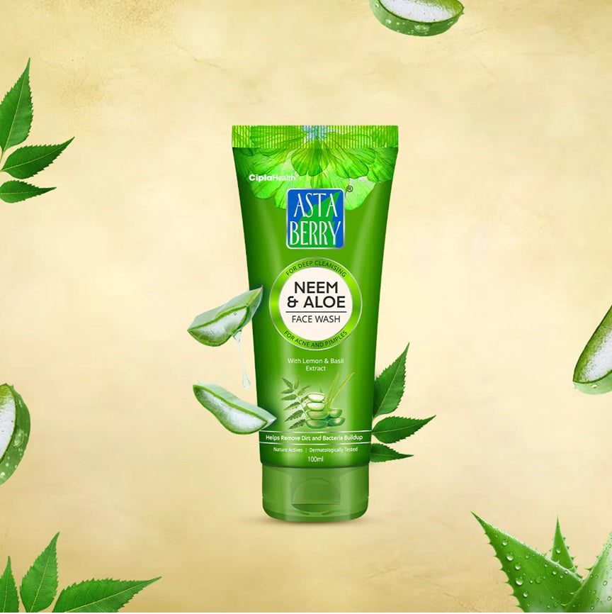 Astaberry Neem & Aloe Face Wash | Antibacterial Properties